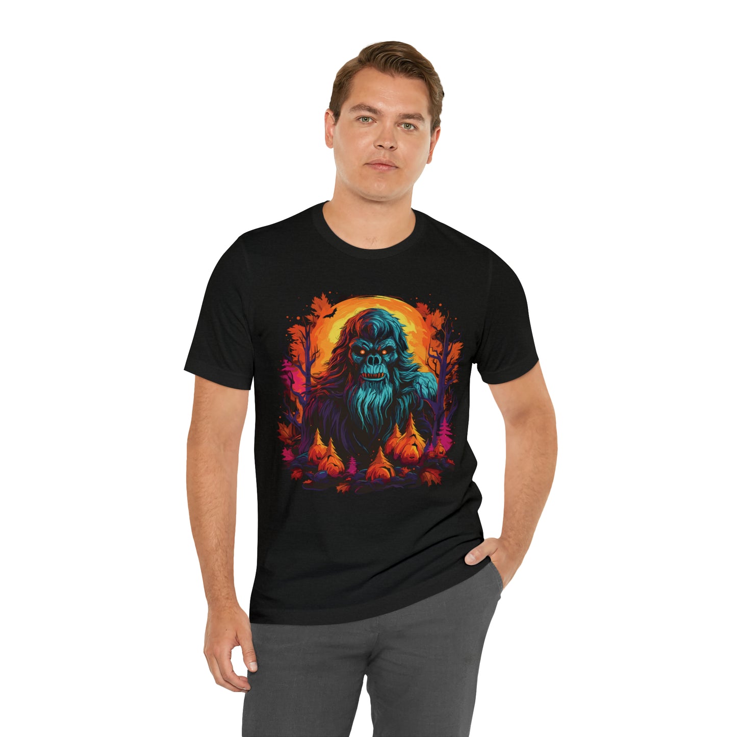 Pumpkin Squatch Jersey Short Sleeve Tee