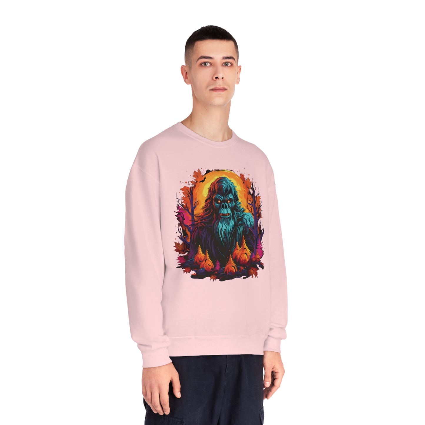 Pumpkin Squatch NuBlend® Crewneck Sweatshirt