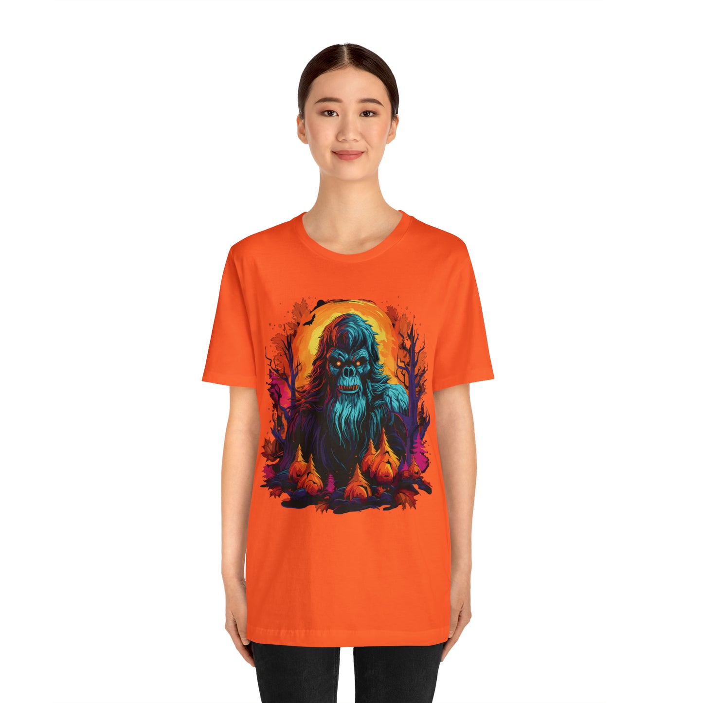 Pumpkin Squatch Jersey Short Sleeve Tee