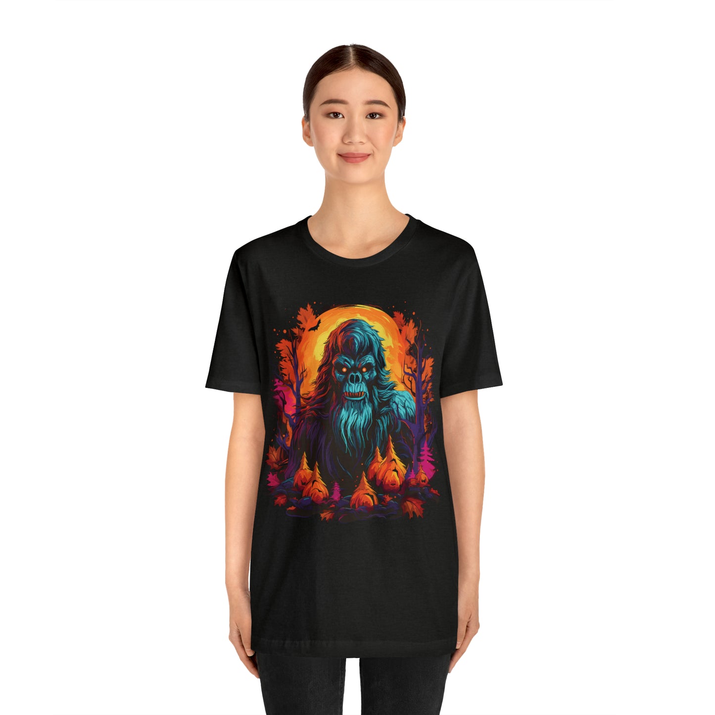 Pumpkin Squatch Jersey Short Sleeve Tee