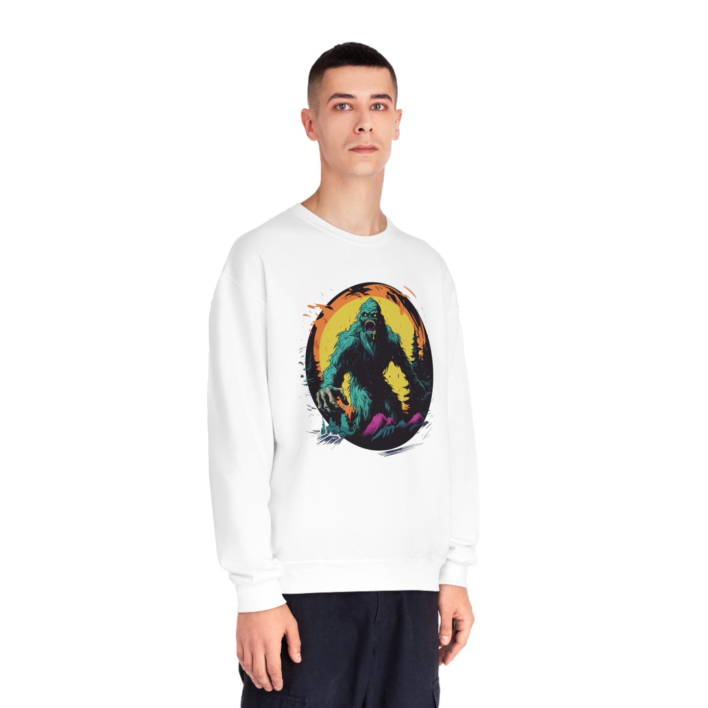 Zombie Squatch NuBlend® Crewneck Sweatshirt