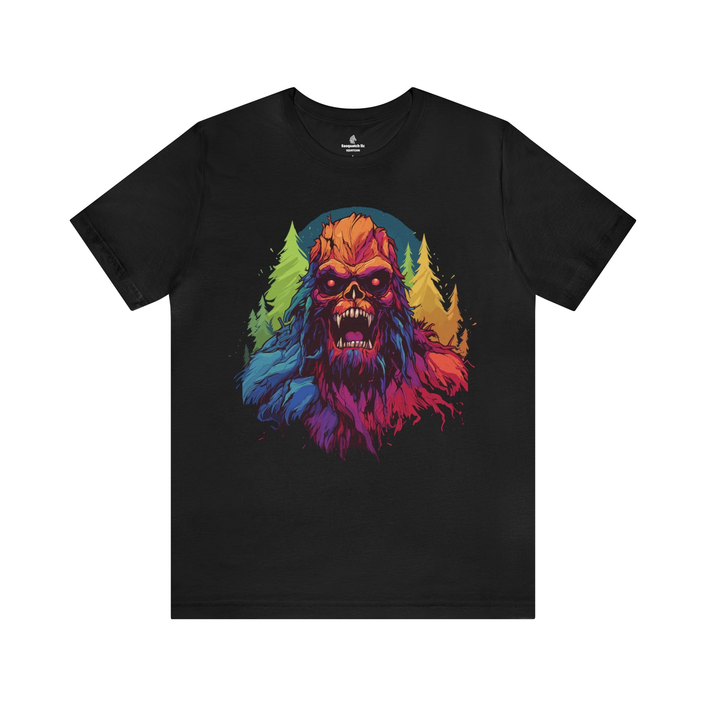 Halloween Squatch Jersey Short Sleeve Tee