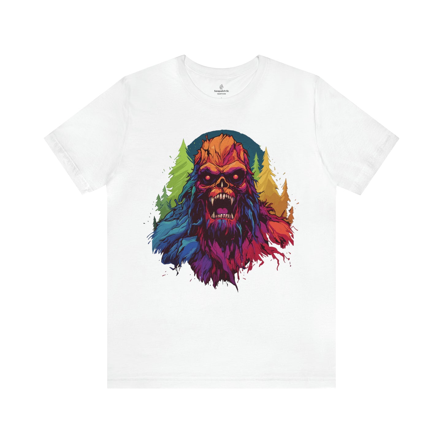 Halloween Squatch Jersey Short Sleeve Tee