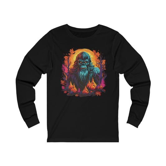 Pumpkin Squatch Jersey Long Sleeve Tee