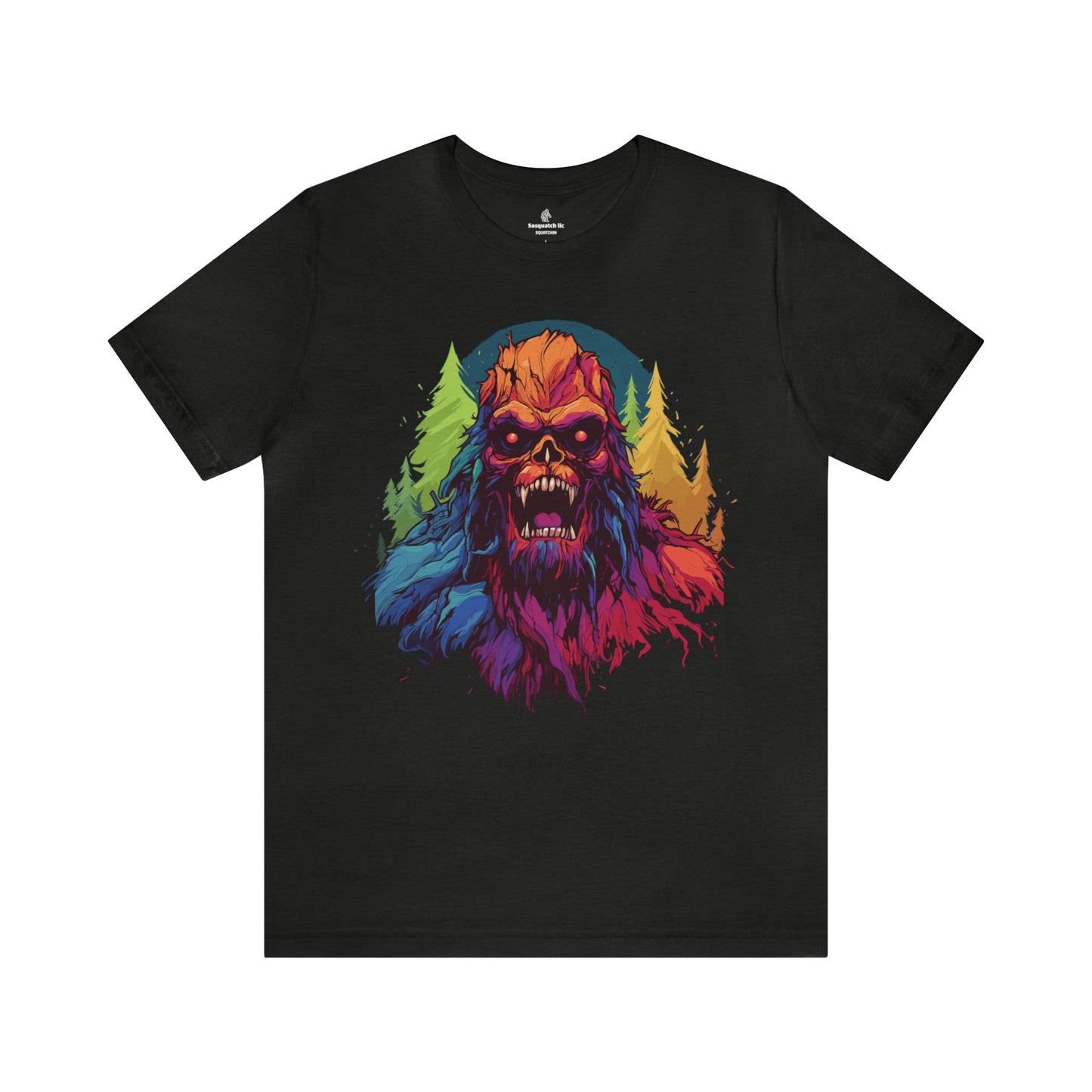 Halloween Squatch Jersey Short Sleeve Tee