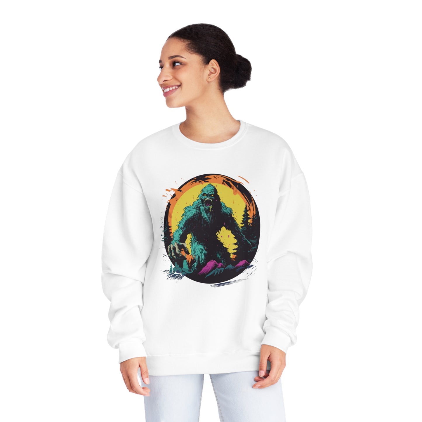 Zombie Squatch NuBlend® Crewneck Sweatshirt