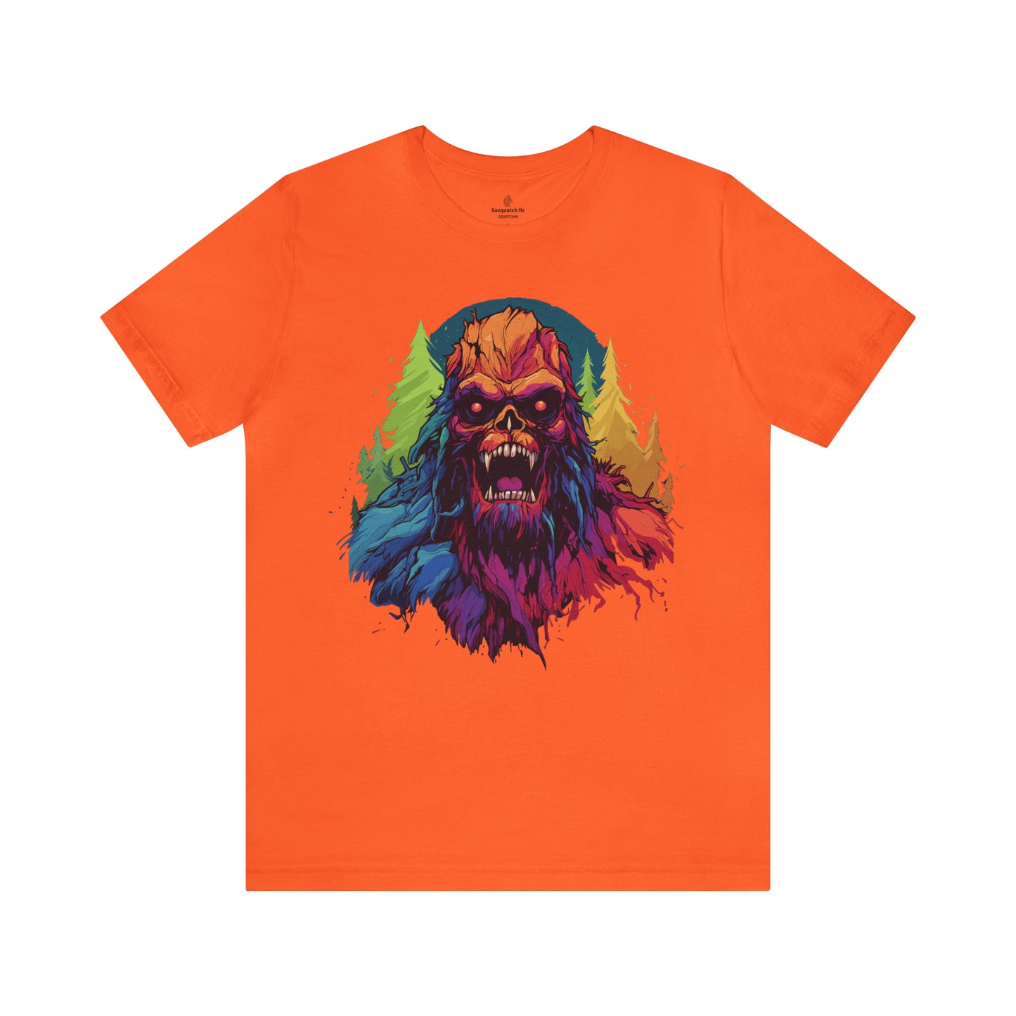Halloween Squatch Jersey Short Sleeve Tee