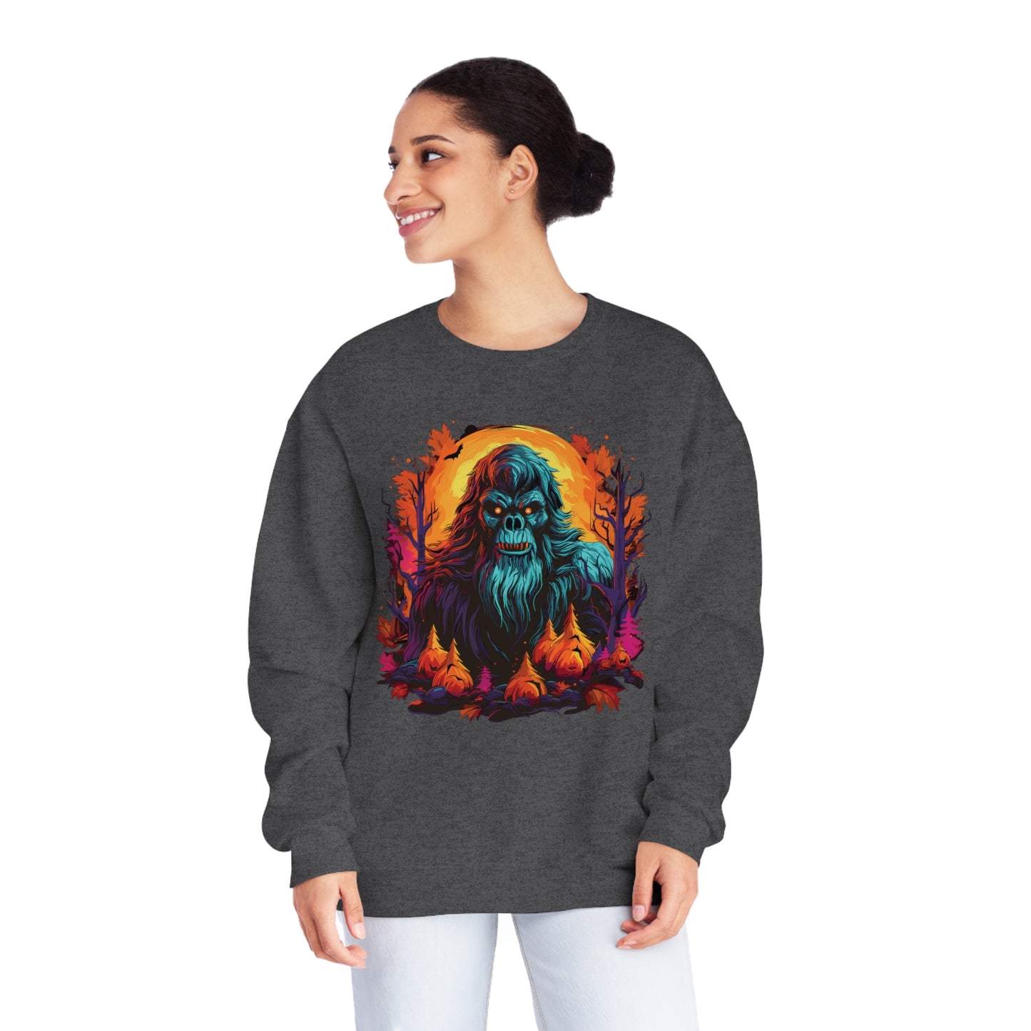 Pumpkin Squatch NuBlend® Crewneck Sweatshirt