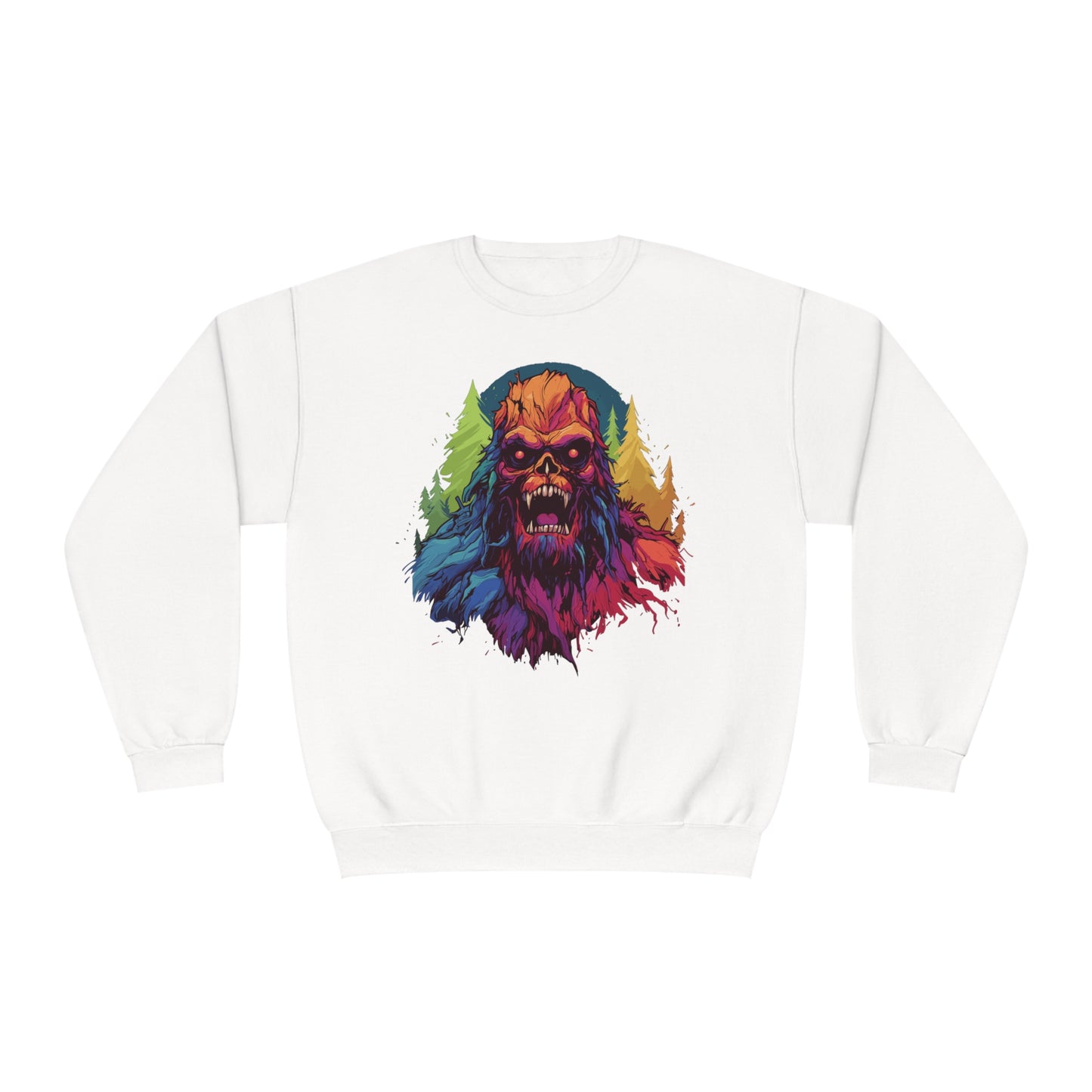 Halloween Squatch NuBlend® Crewneck Sweatshirt