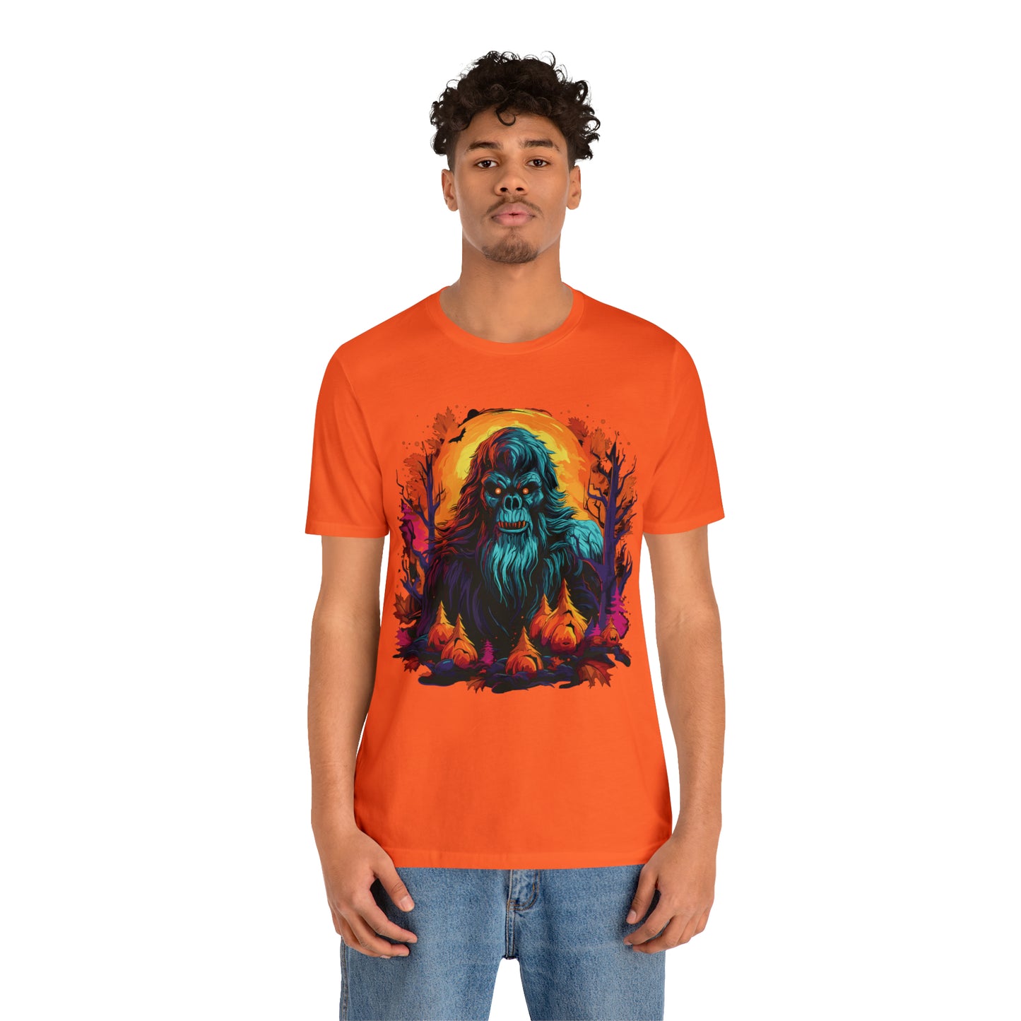 Pumpkin Squatch Jersey Short Sleeve Tee