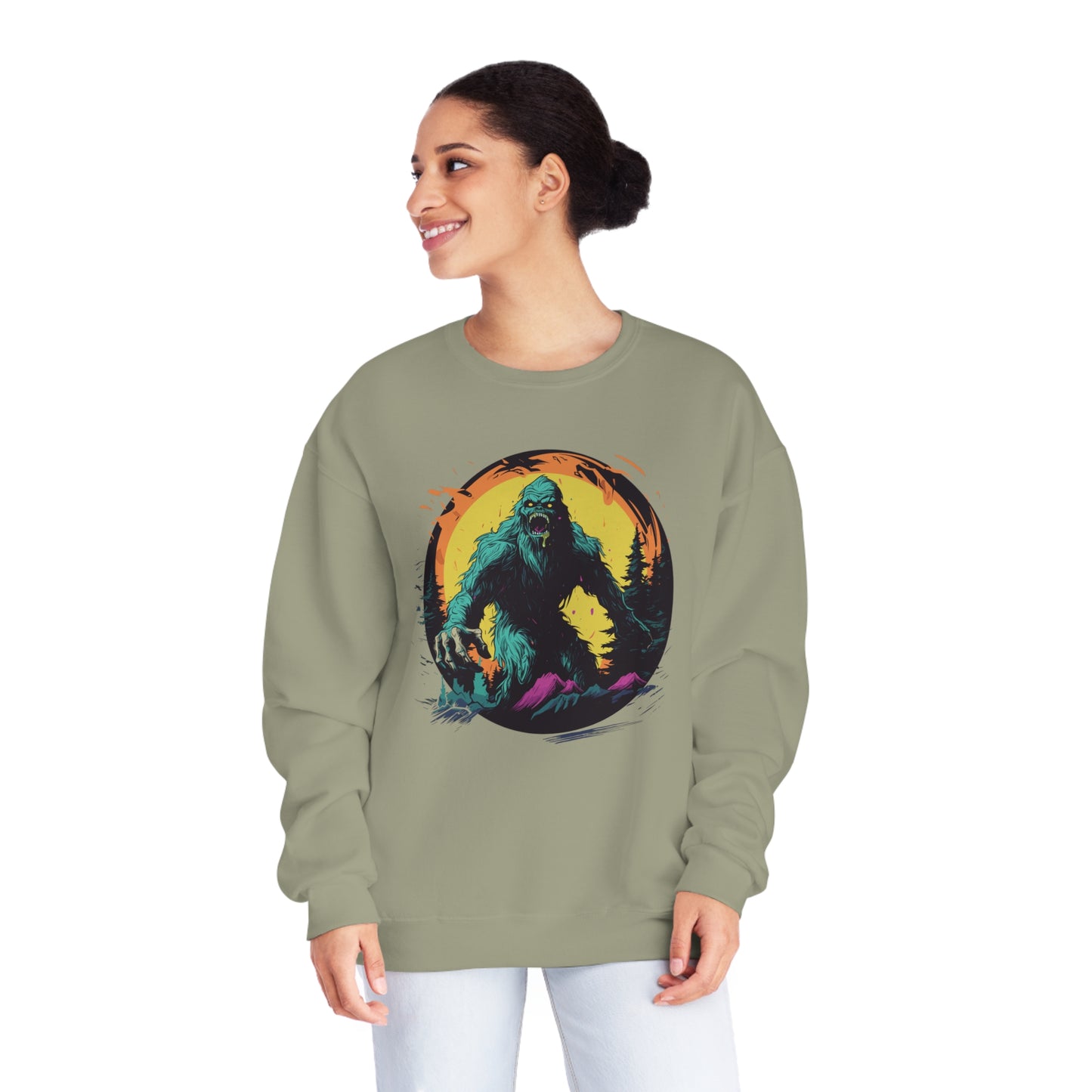 Zombie Squatch NuBlend® Crewneck Sweatshirt