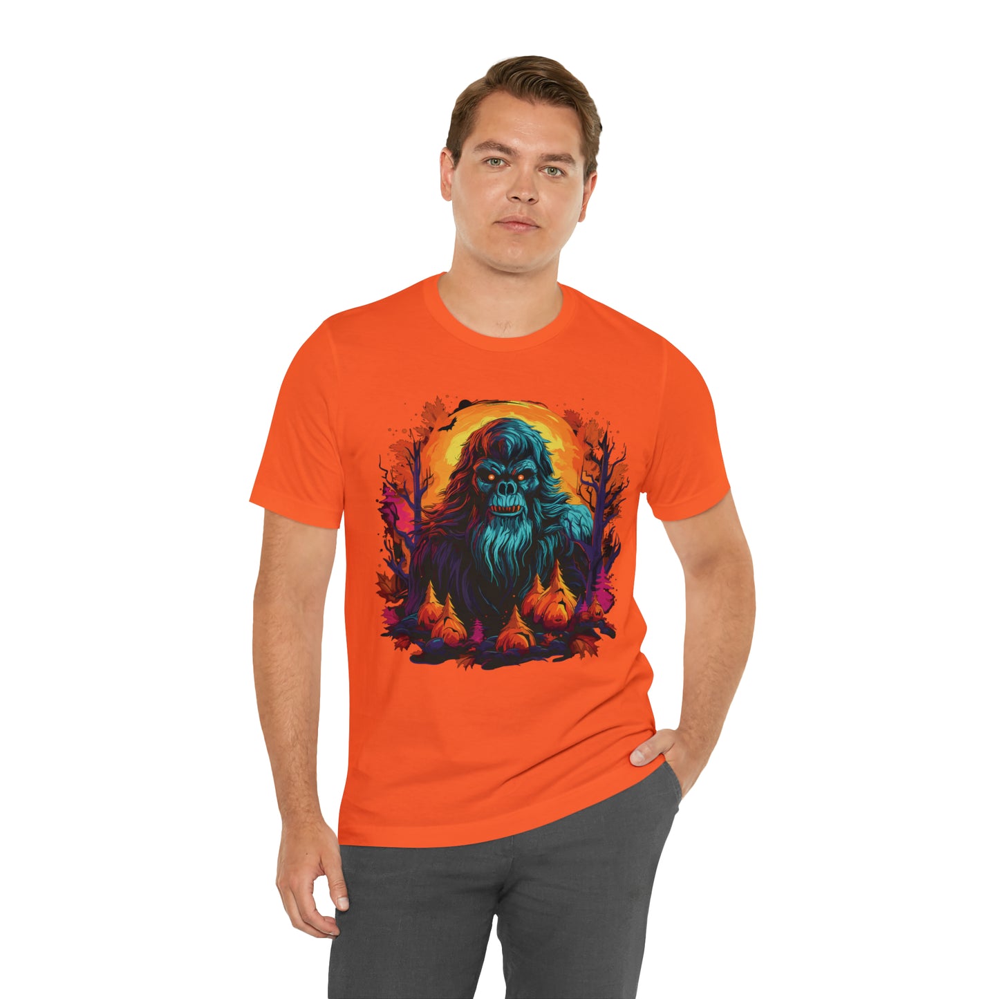 Pumpkin Squatch Jersey Short Sleeve Tee