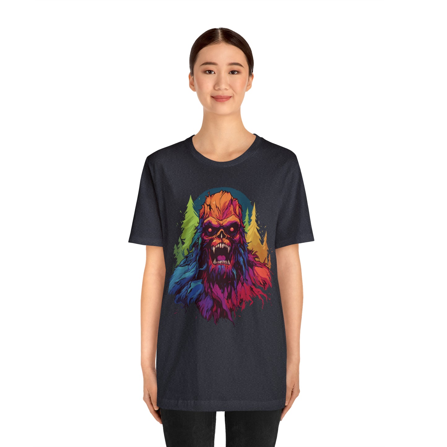 Halloween Squatch Jersey Short Sleeve Tee