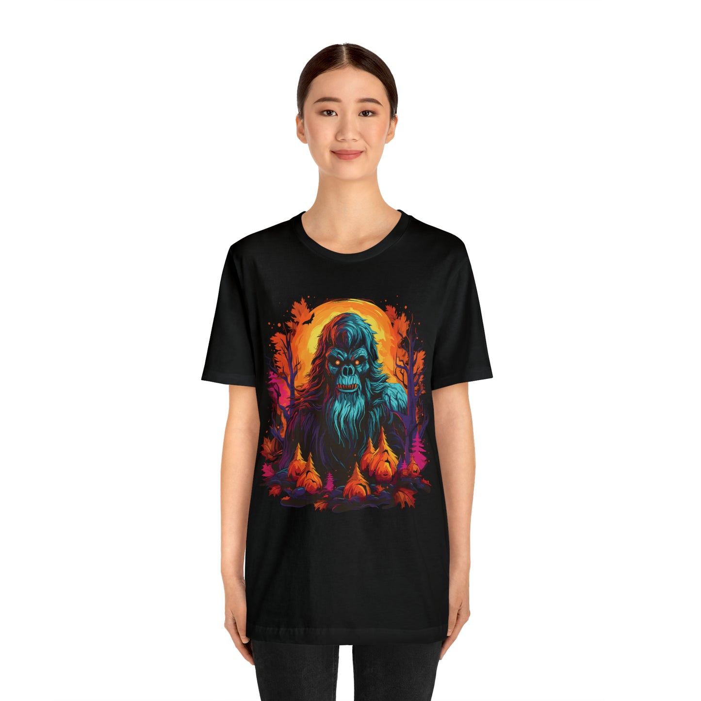 Pumpkin Squatch Jersey Short Sleeve Tee