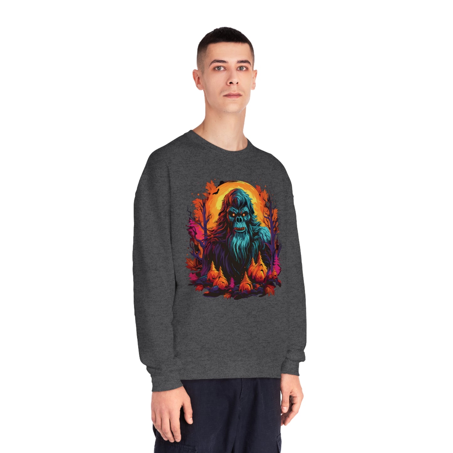 Pumpkin Squatch NuBlend® Crewneck Sweatshirt
