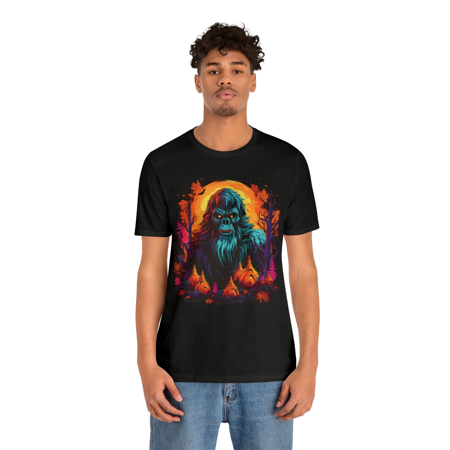 Pumpkin Squatch Jersey Short Sleeve Tee