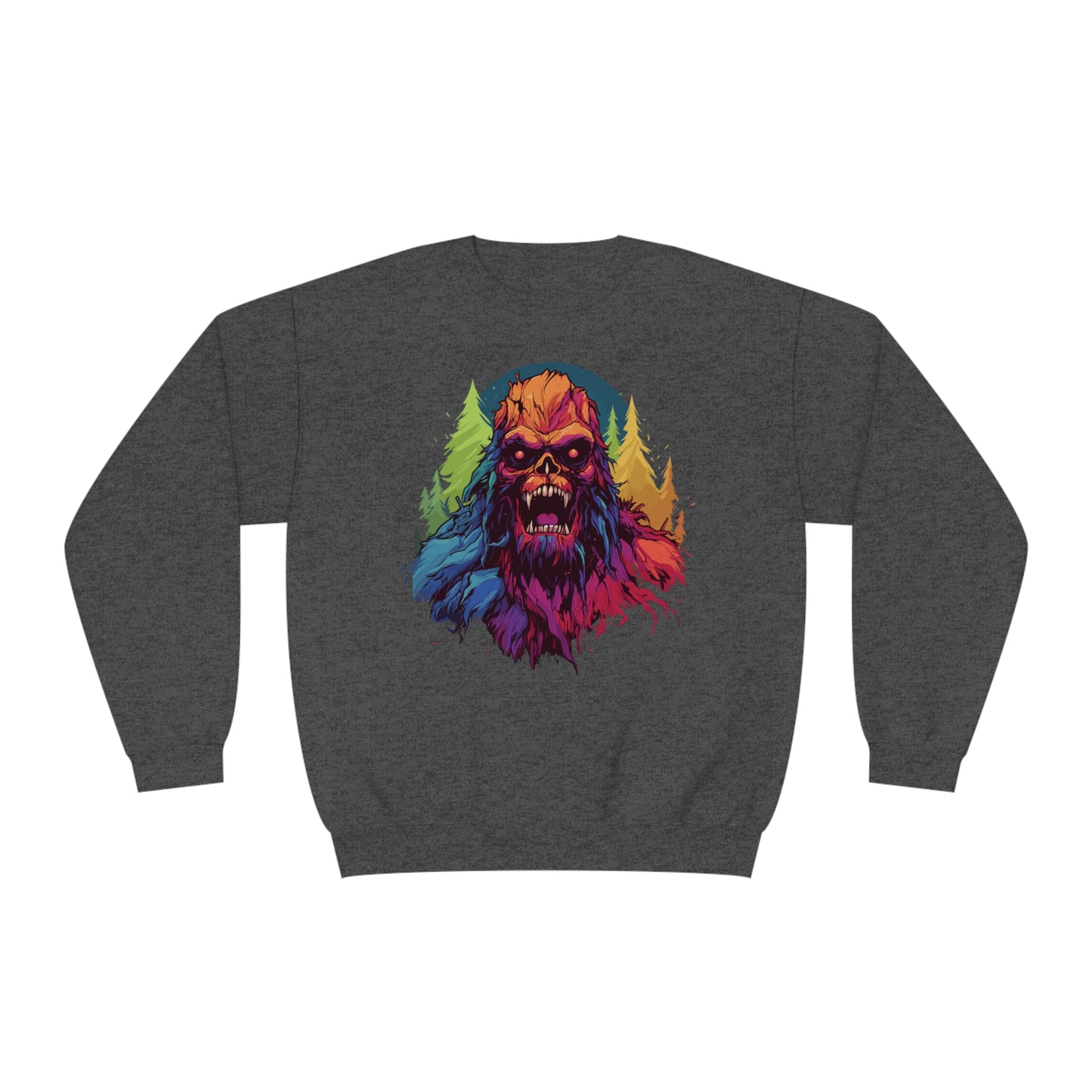 Halloween Squatch NuBlend® Crewneck Sweatshirt