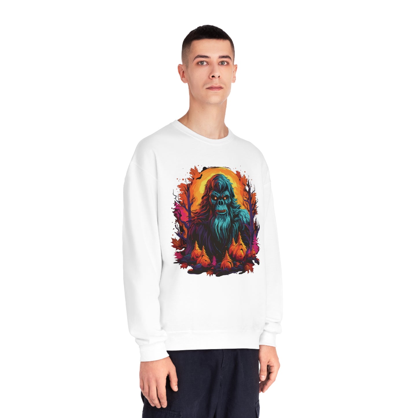 Pumpkin Squatch NuBlend® Crewneck Sweatshirt