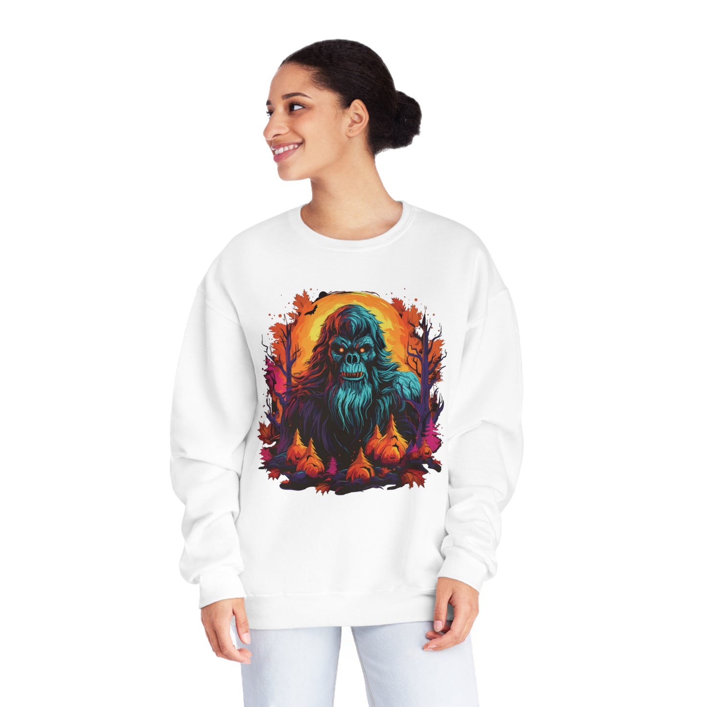 Pumpkin Squatch NuBlend® Crewneck Sweatshirt