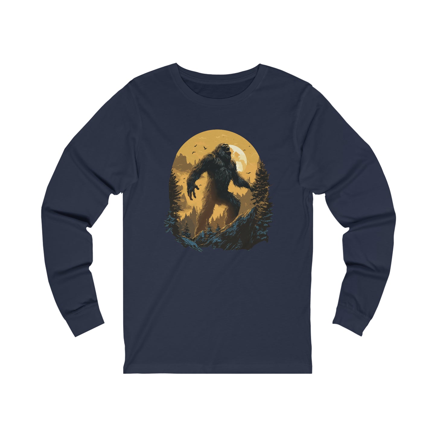 Howlin' Squatch Jersey Long Sleeve Tee