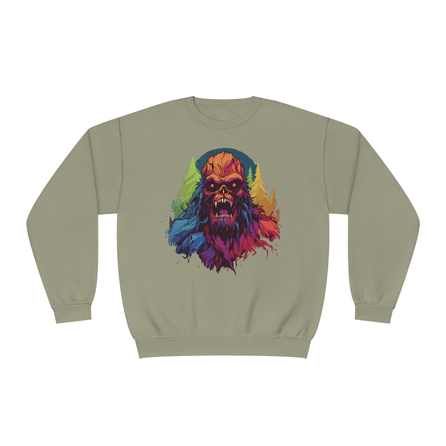 Halloween Squatch NuBlend® Crewneck Sweatshirt