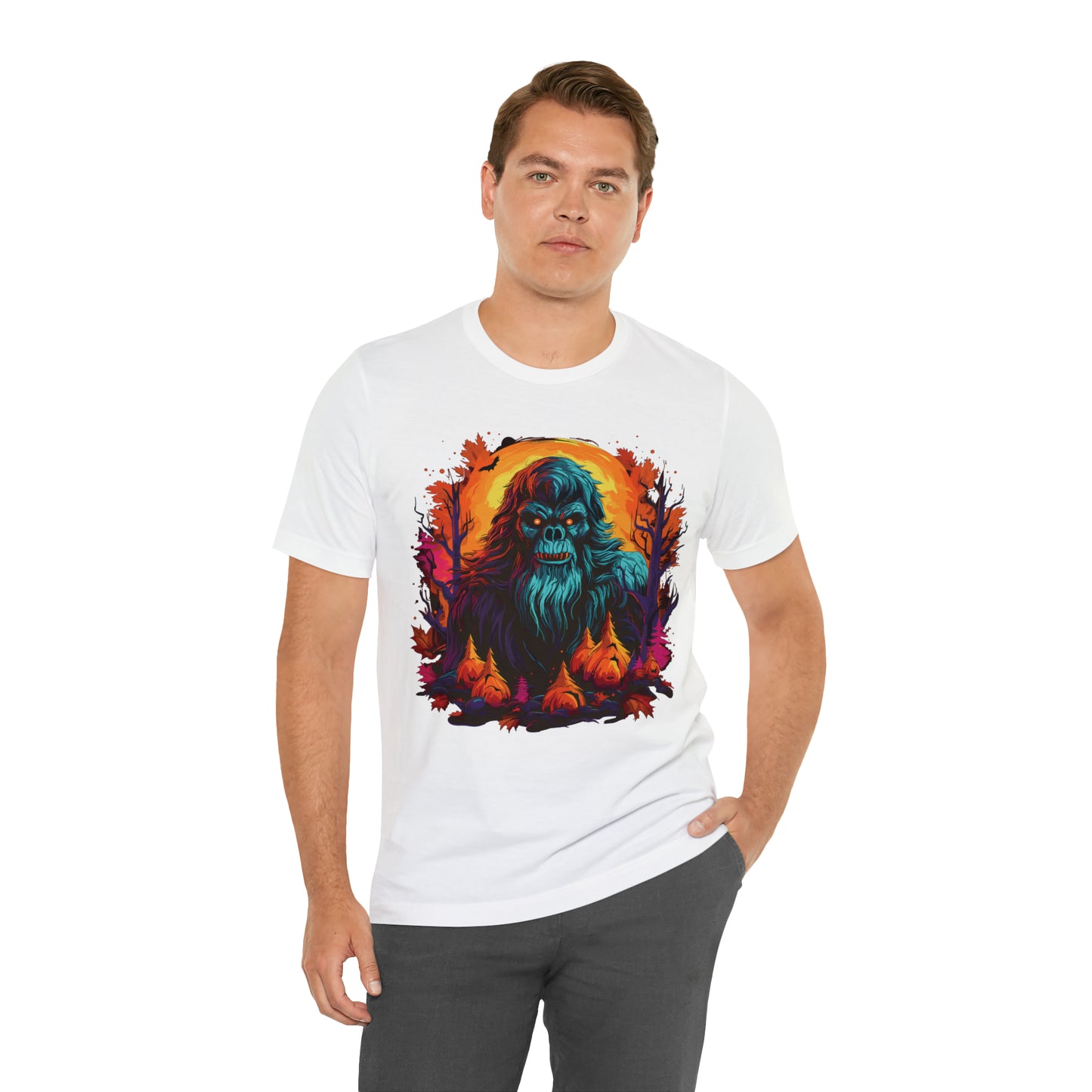 Pumpkin Squatch Jersey Short Sleeve Tee