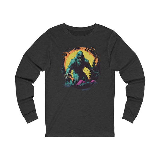Zombie Squatch Jersey Long Sleeve Tee