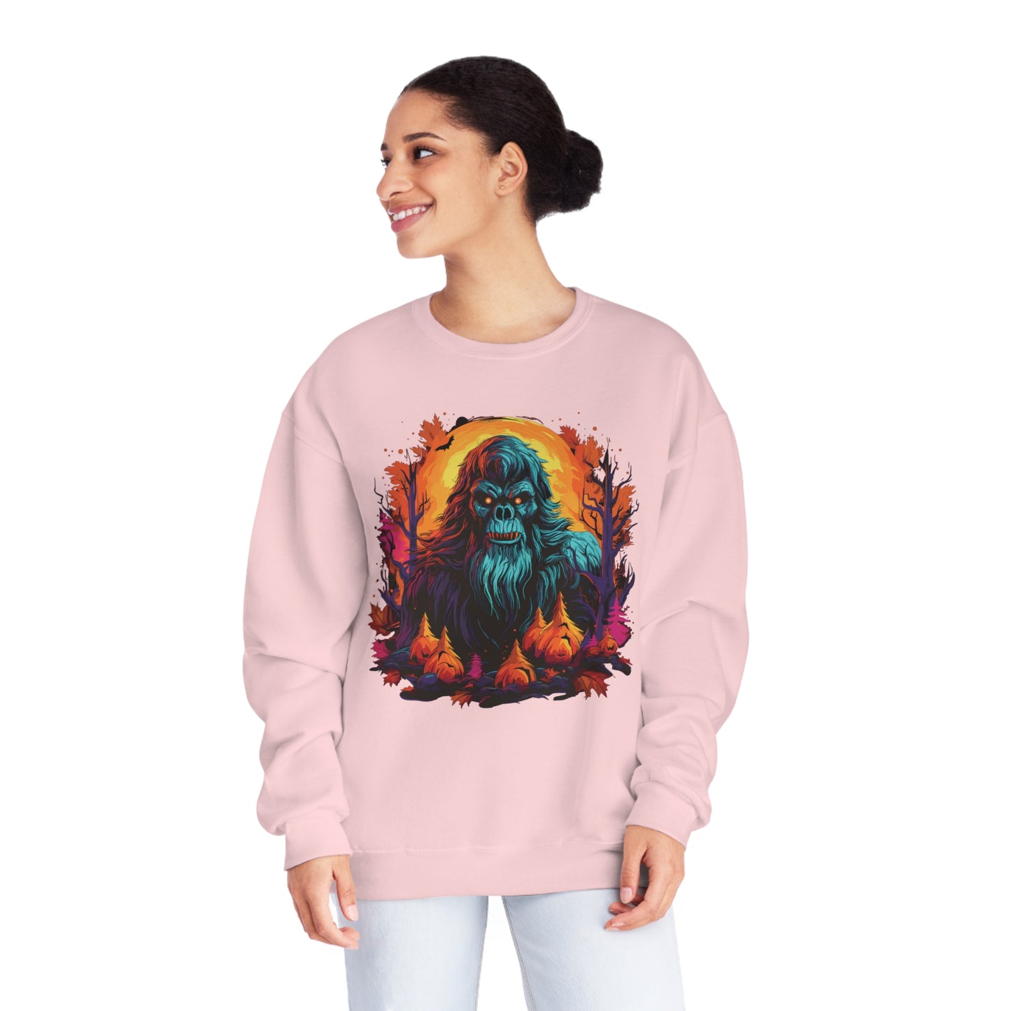 Pumpkin Squatch NuBlend® Crewneck Sweatshirt