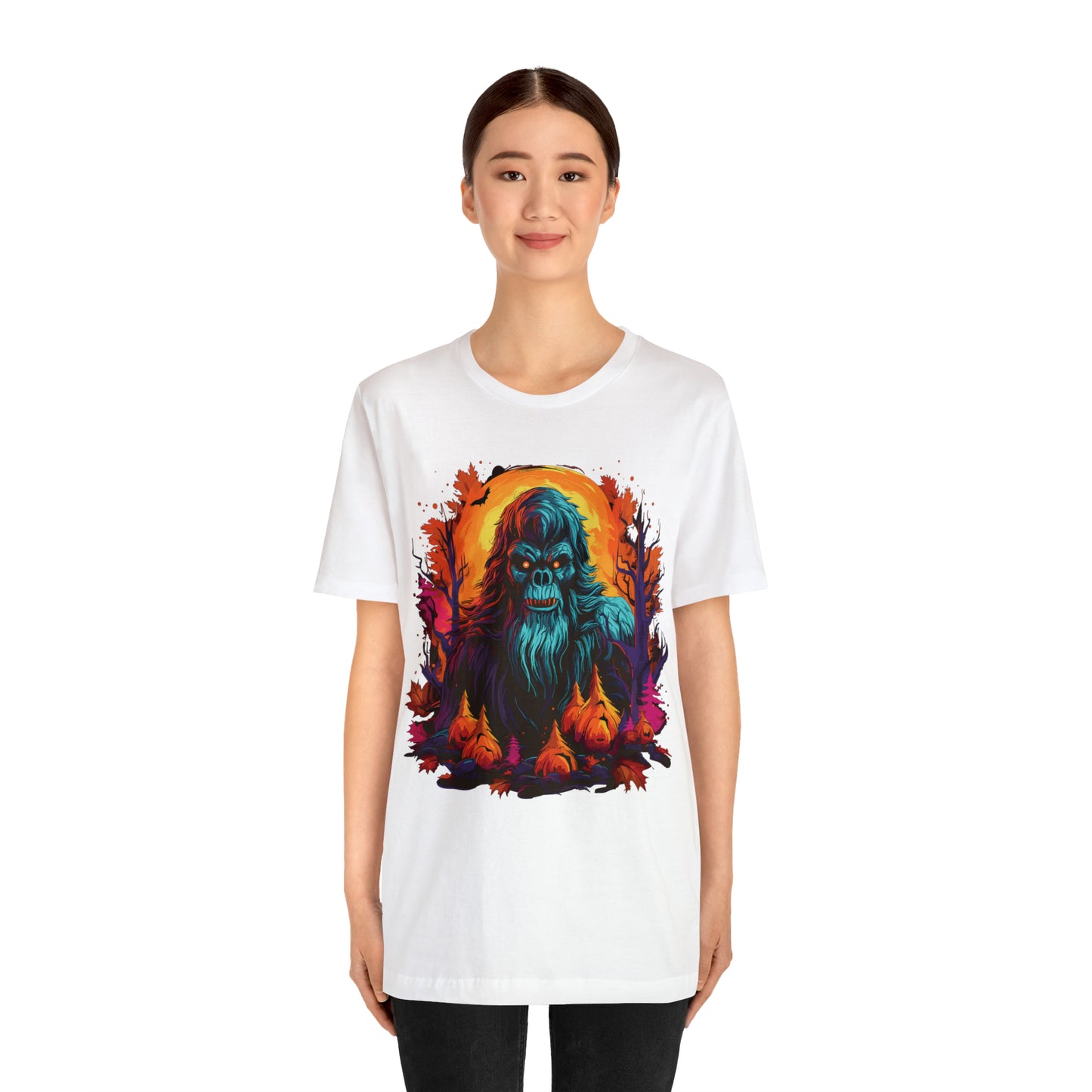Pumpkin Squatch Jersey Short Sleeve Tee