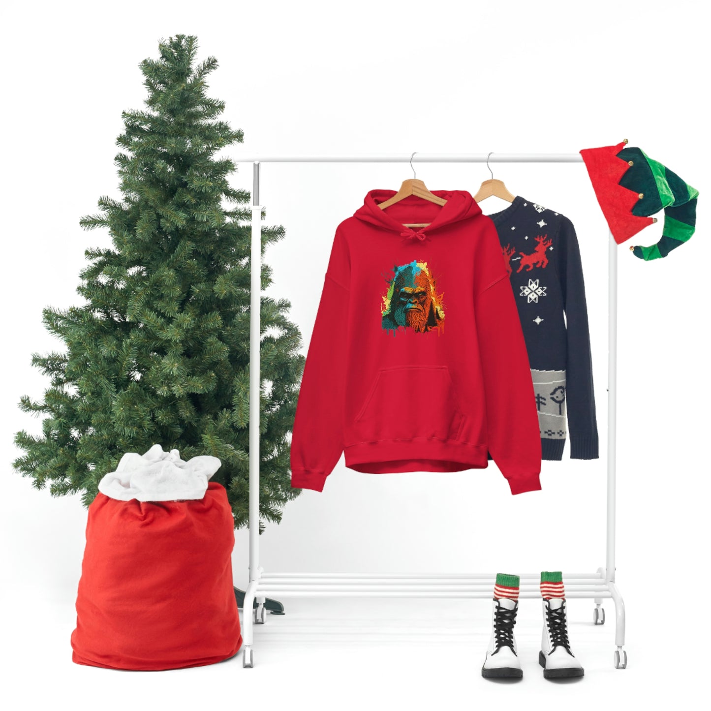 Paint-Squatch Unisex Heavy Blend™ Hooded Sweatshirt