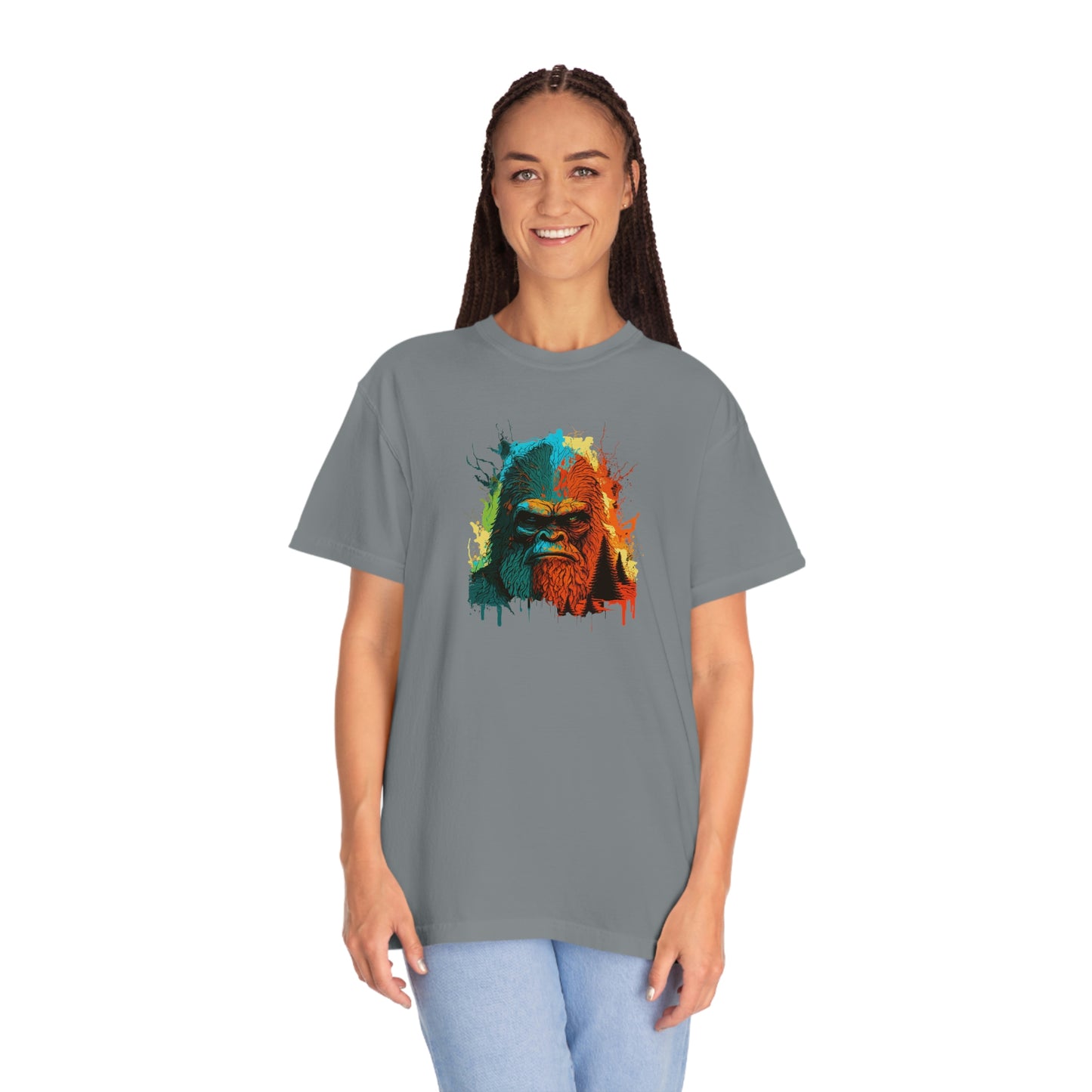 Paint-Squatch Unisex Garment-Dyed T-shirt