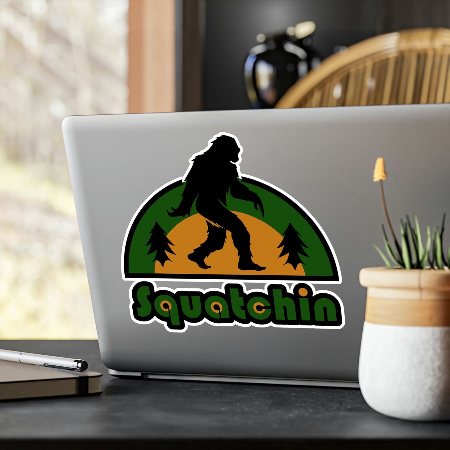 Squatchin Vinyl Die-Cut Stickers