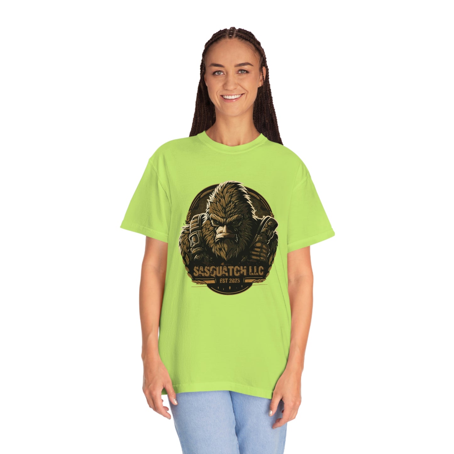 Tacti-Squatch Unisex Garment-Dyed T-shirt