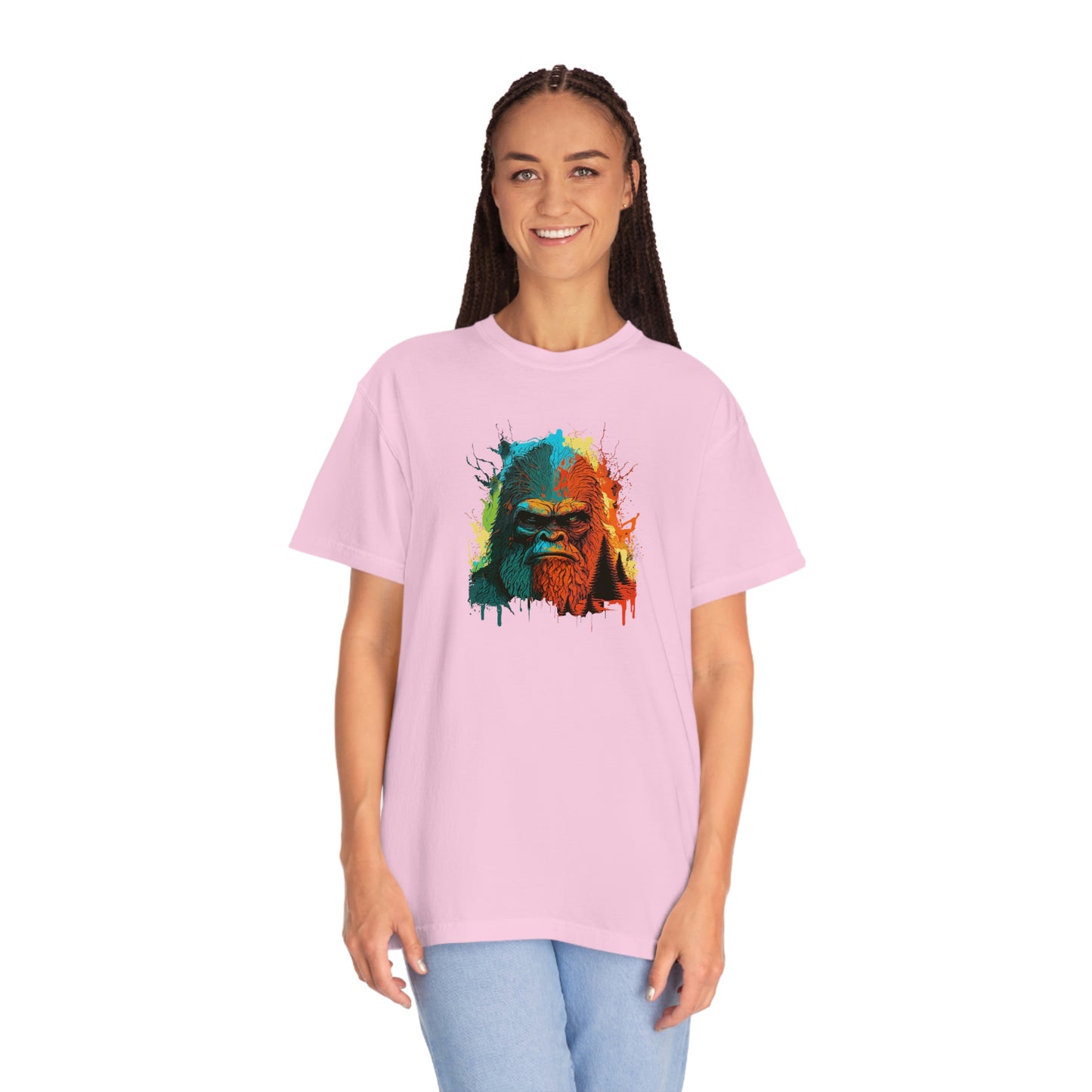 Paint-Squatch Unisex Garment-Dyed T-shirt