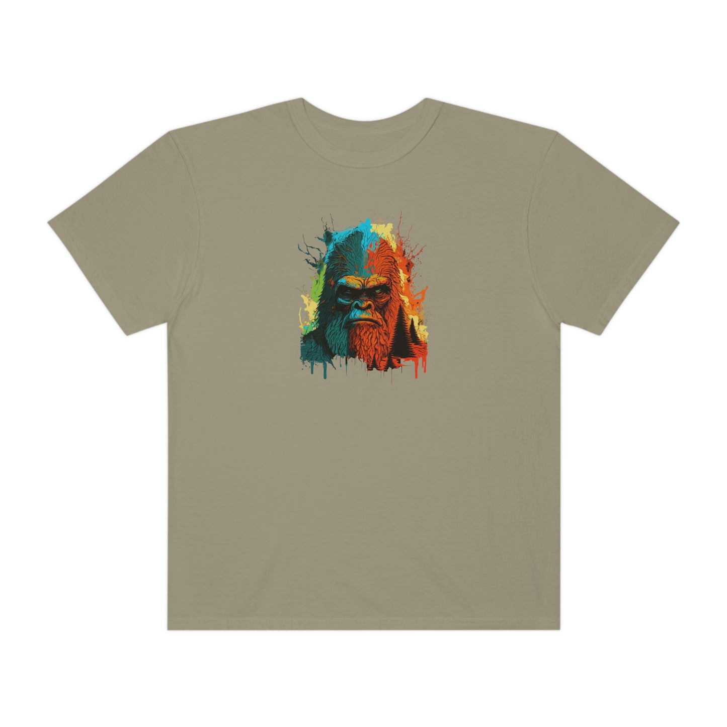 Paint-Squatch Unisex Garment-Dyed T-shirt