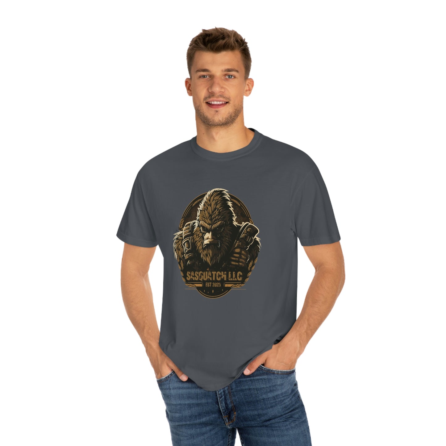 Tacti-Squatch Unisex Garment-Dyed T-shirt