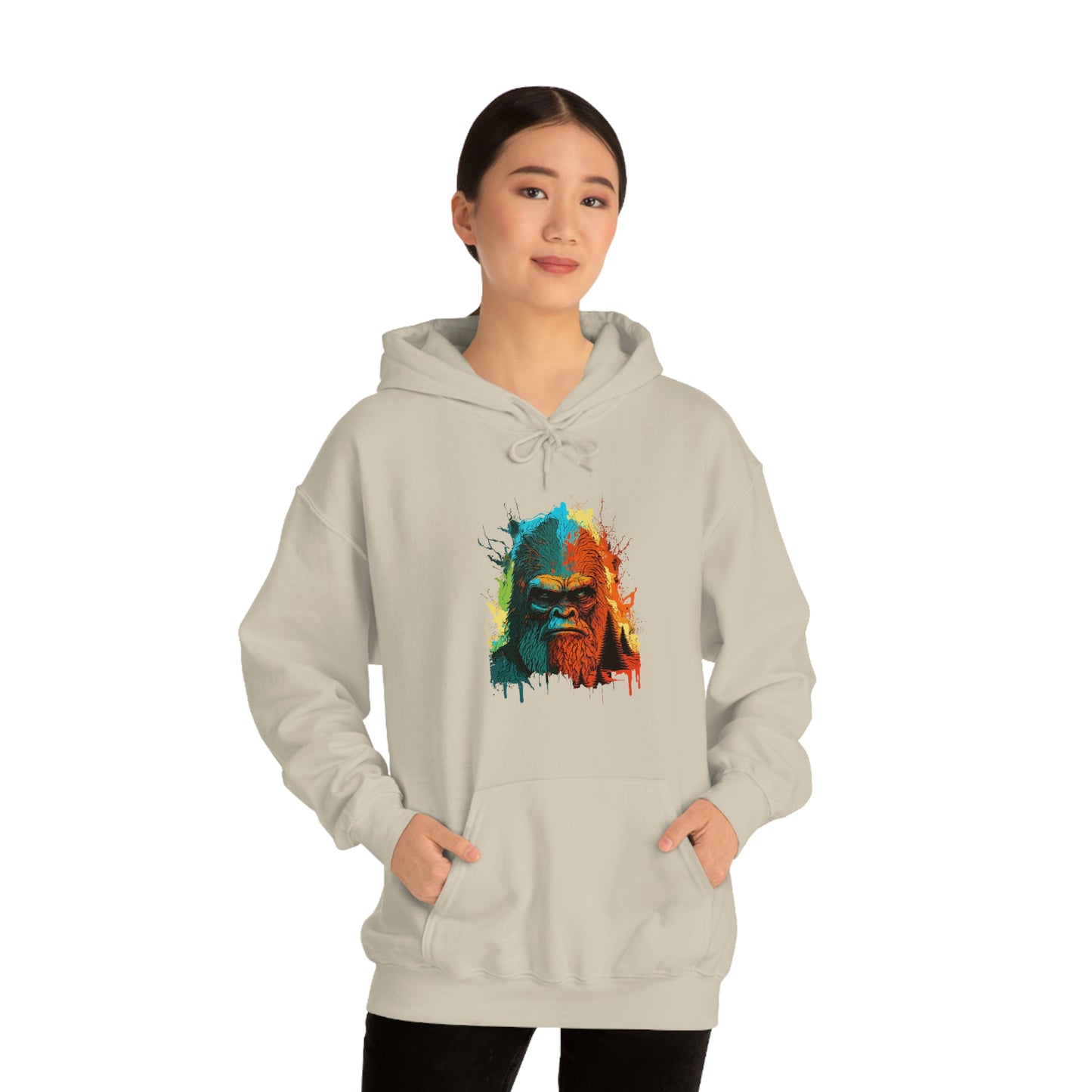 Paint-Squatch Unisex Heavy Blend™ Hooded Sweatshirt