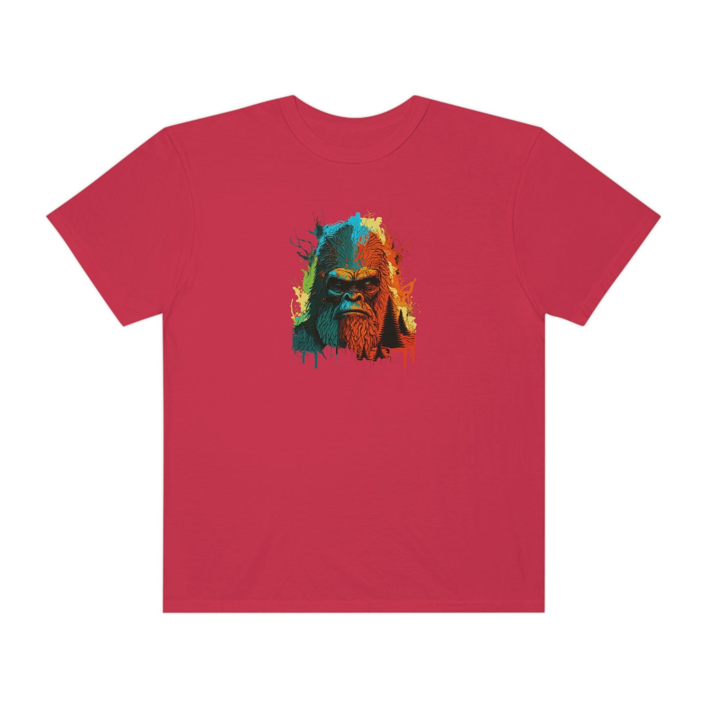 Paint-Squatch Unisex Garment-Dyed T-shirt