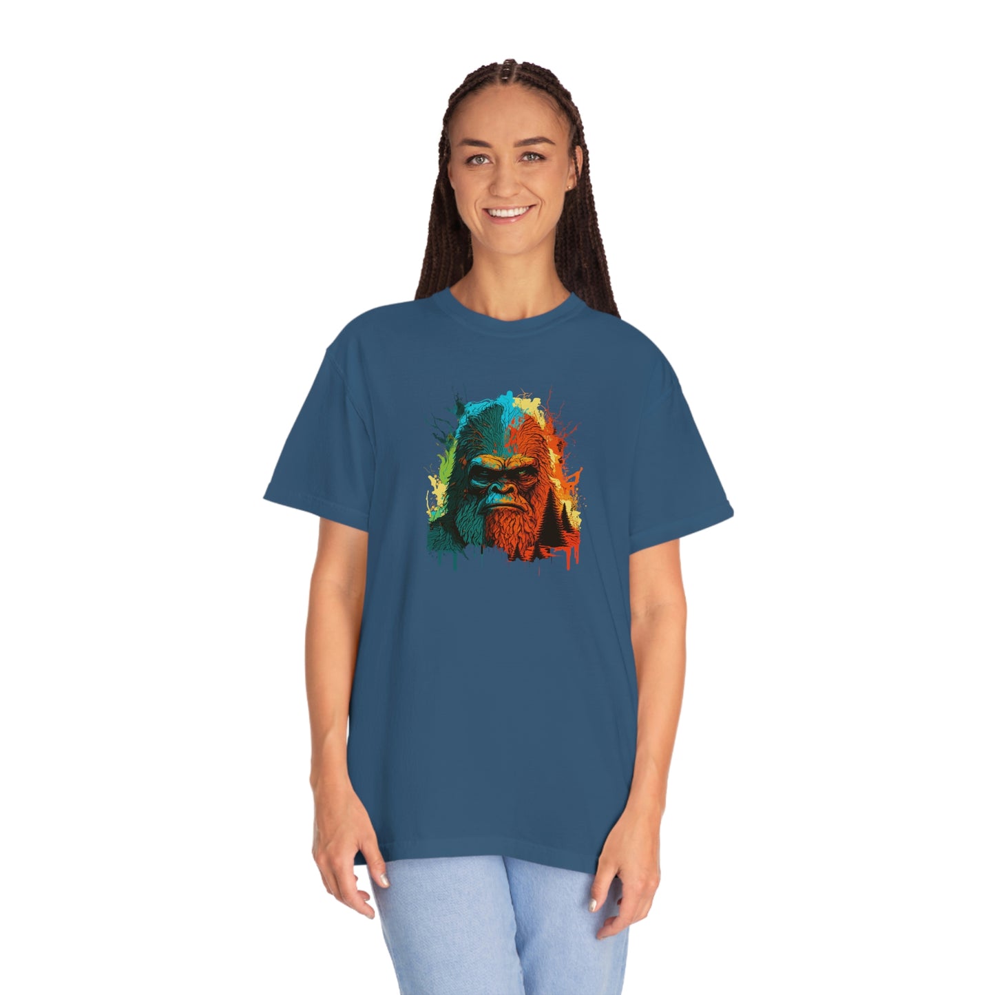 Paint-Squatch Unisex Garment-Dyed T-shirt