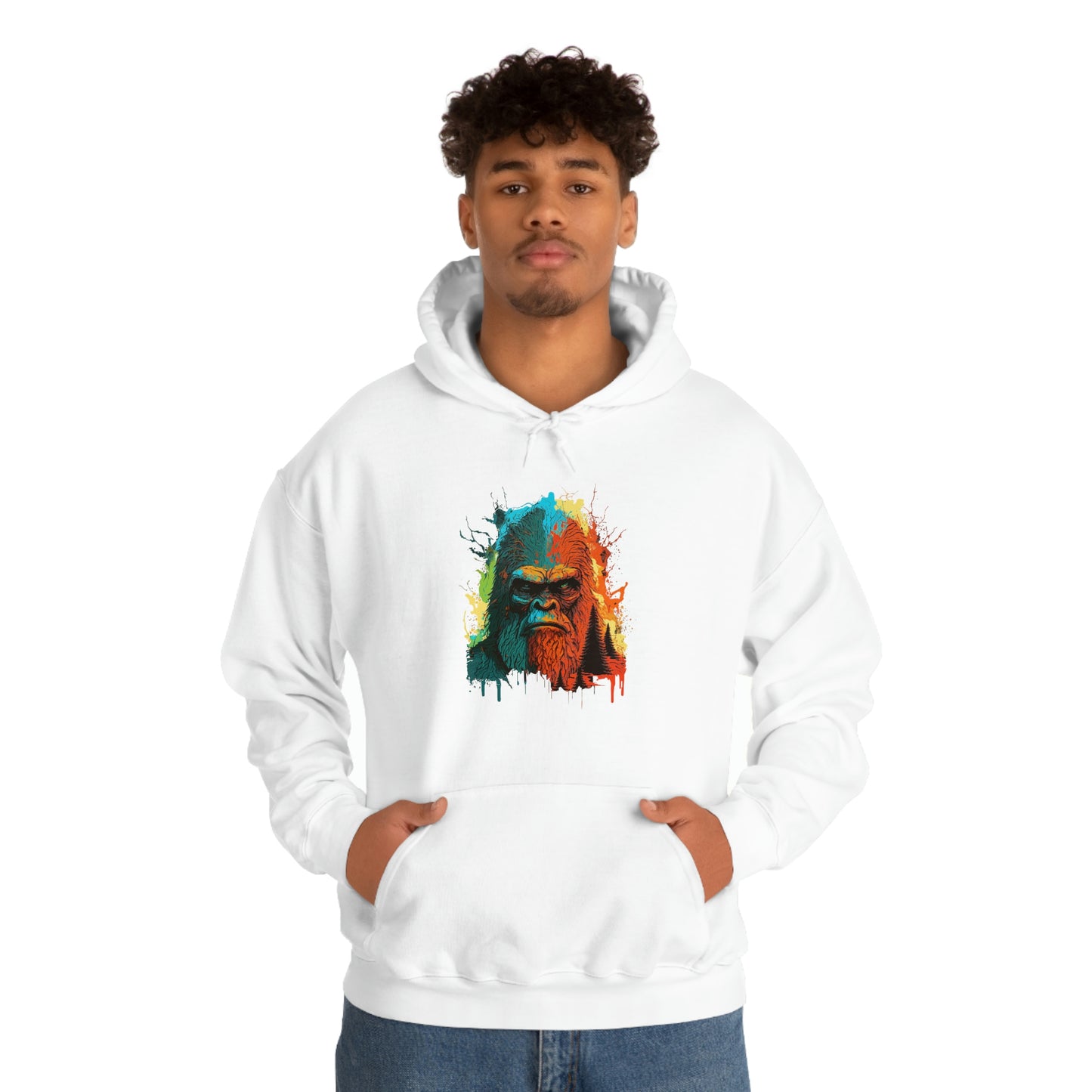 Paint-Squatch Unisex Heavy Blend™ Hooded Sweatshirt