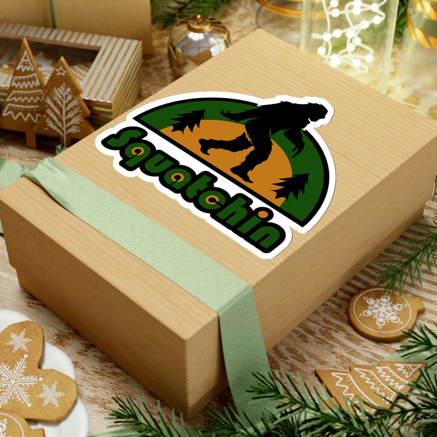 Squatchin Kiss-Cut Stickers
