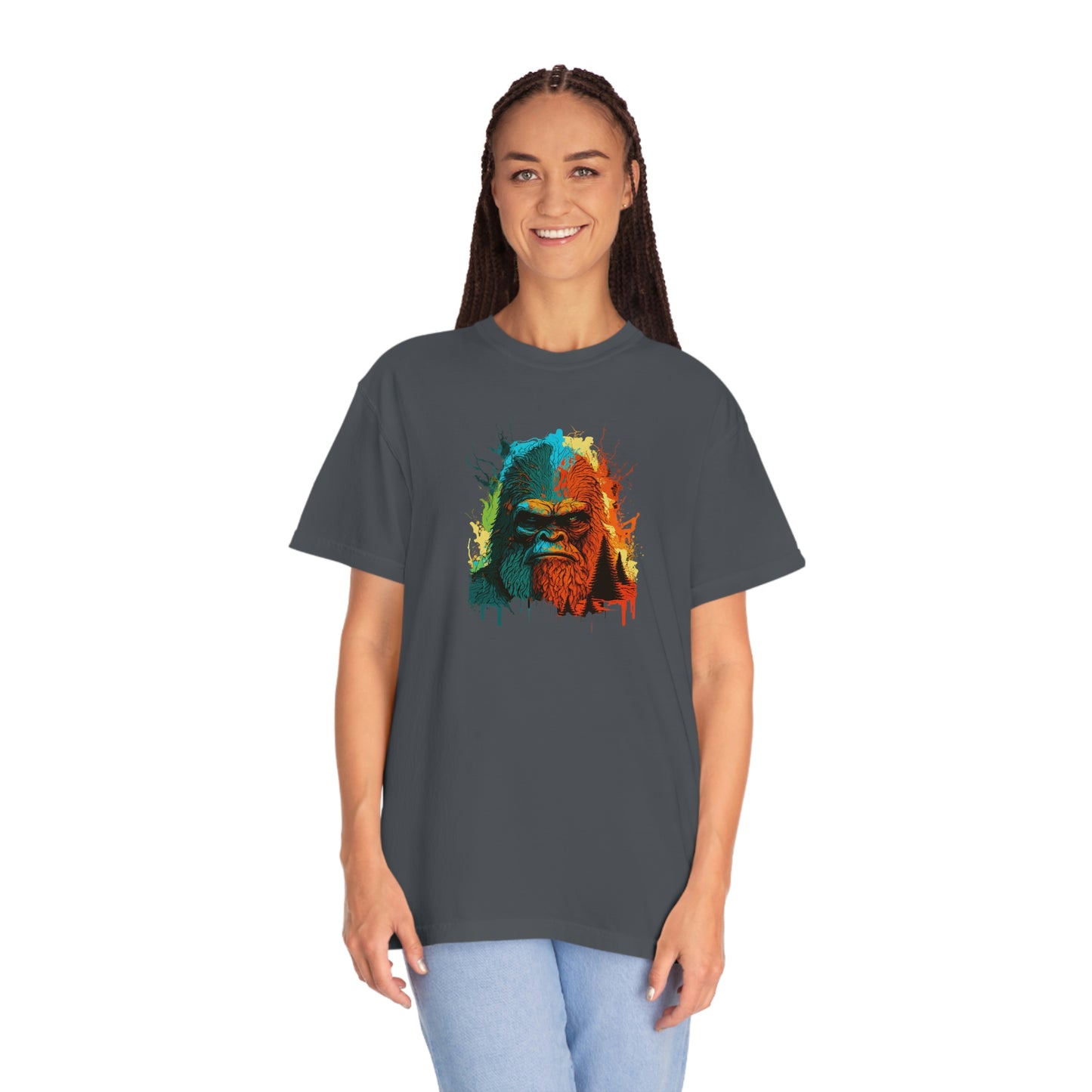 Paint-Squatch Unisex Garment-Dyed T-shirt