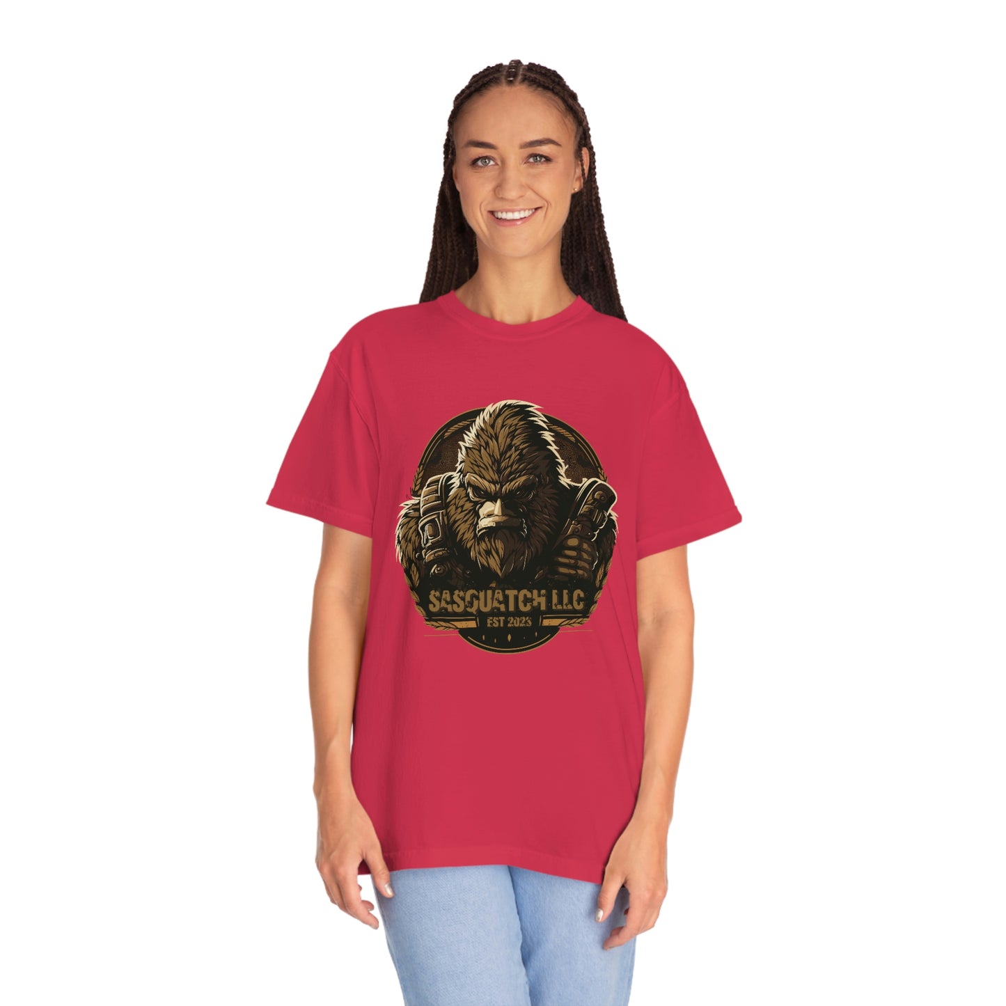 Tacti-Squatch Unisex Garment-Dyed T-shirt