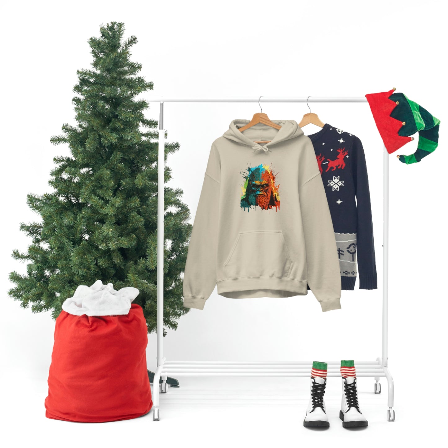 Paint-Squatch Unisex Heavy Blend™ Hooded Sweatshirt