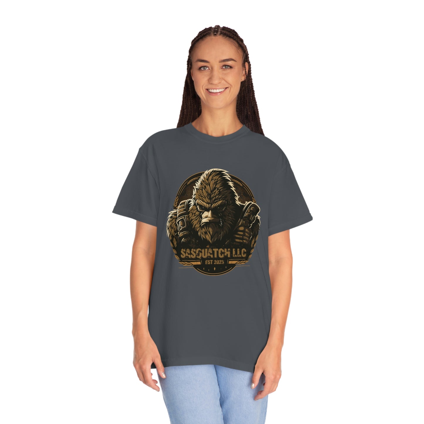 Tacti-Squatch Unisex Garment-Dyed T-shirt