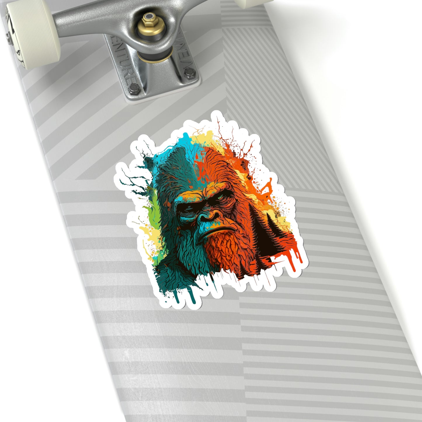 Paint-Squatch Kiss-Cut Stickers