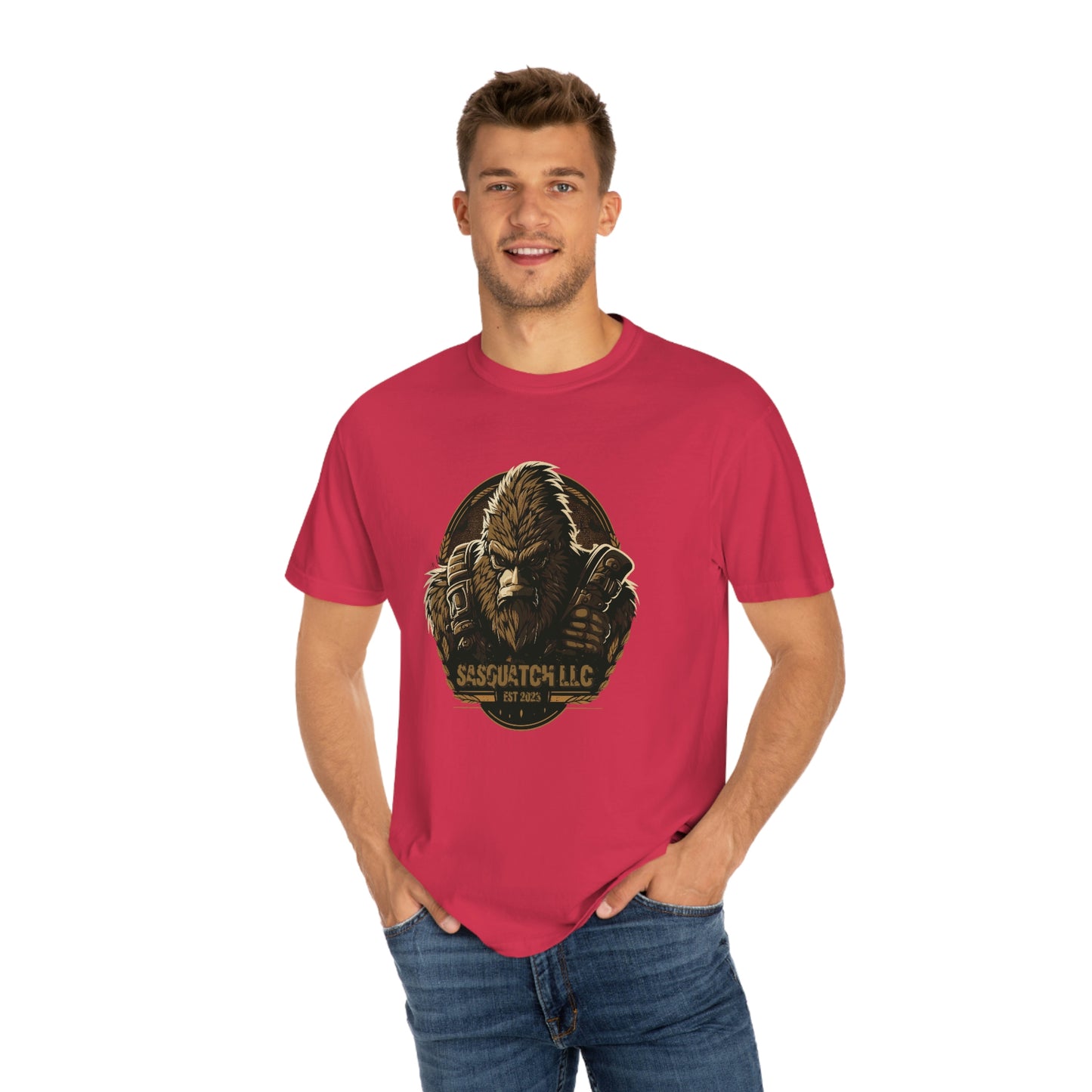 Tacti-Squatch Unisex Garment-Dyed T-shirt