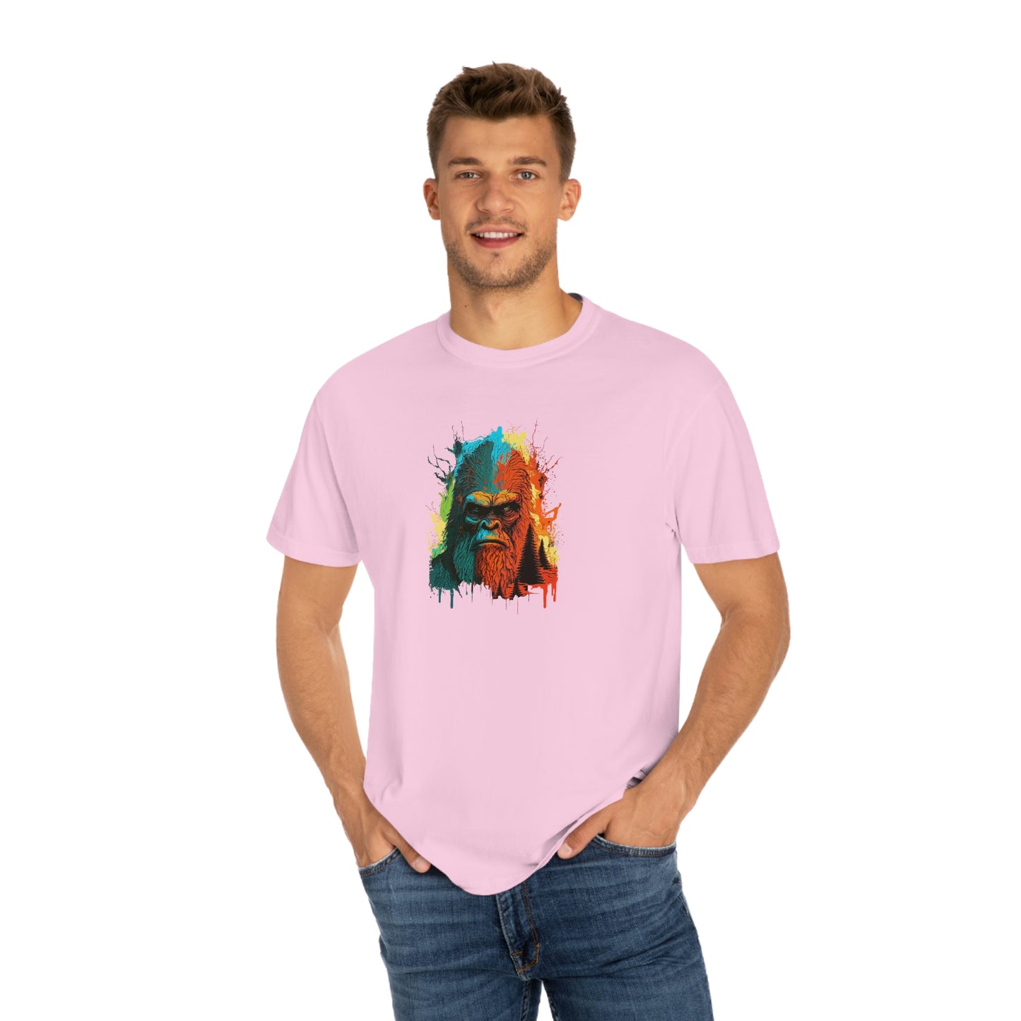 Paint-Squatch Unisex Garment-Dyed T-shirt