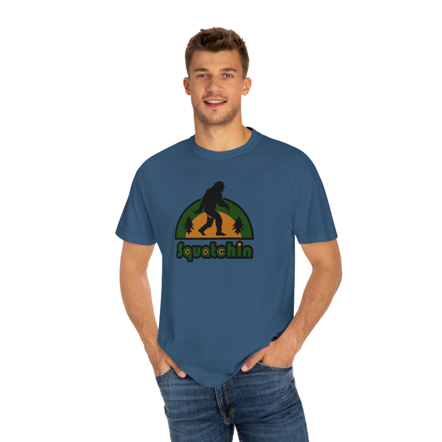 Squatchin Unisex Garment-Dyed T-shirt