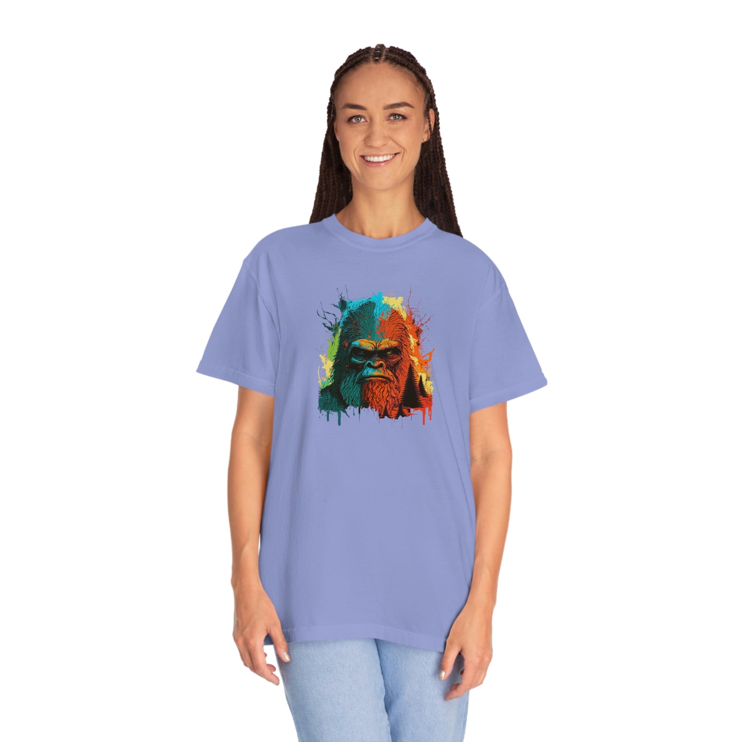 Paint-Squatch Unisex Garment-Dyed T-shirt